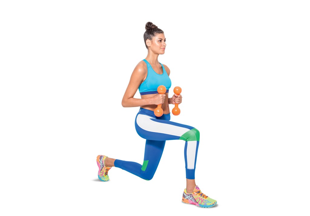 avanço-com-halter Manual das pernas torneadas: os 3 melhores exercícios para a região