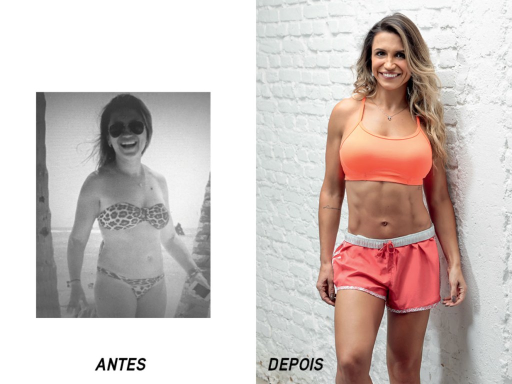 Aos 39 anos e duas gestações depois, ela eliminou 12 quilos