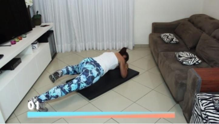 Treino para afinar a cintura com 6 minutos de exercício em casa