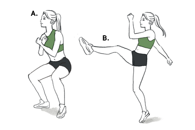 Treino de 20 minutos que une luta e funcional para desestressar em casa