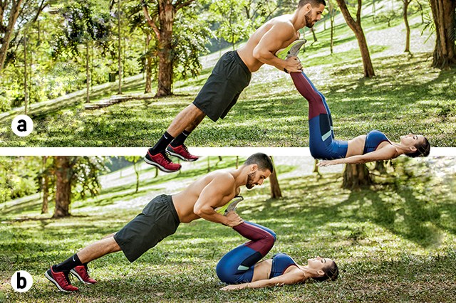 Treino para fazer em casal Treino de 25 minutos para fazer em dupla, acelerar o metabolismo e definir