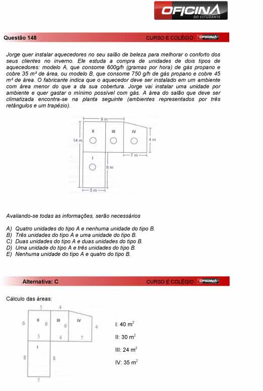 Enem 2012: corre&ccedil;&atilde;o da quest&atilde;o 148