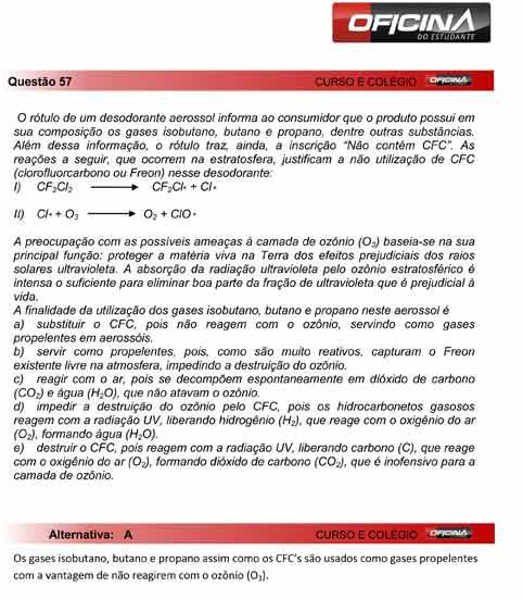 Enem 2012: correção da questão 57