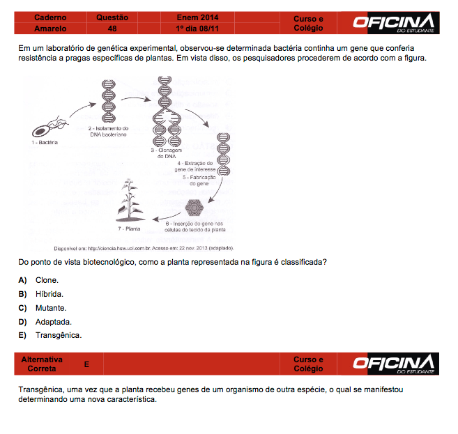 Enem 2014: correção da questão 48