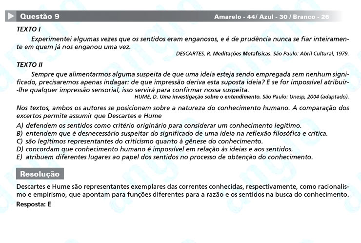 Enem 2012: correção da questão 44