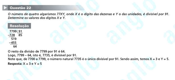 Unesp 2012 – segunda fase: questão 22 – Matemática