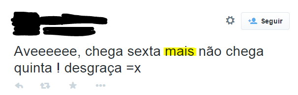 “Mais” ou “mas”?