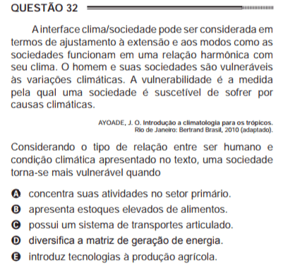 Como cai na prova: Climas e vegetações do Brasil