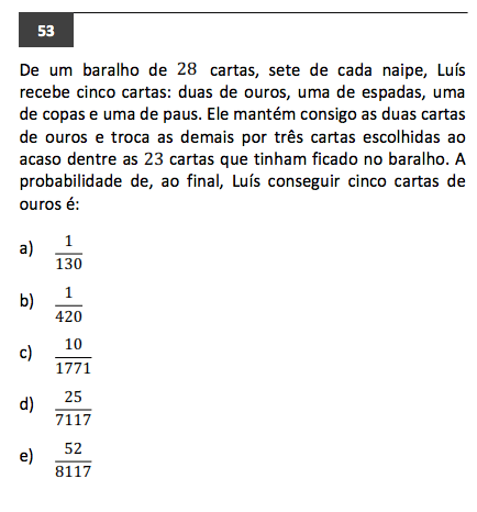 Como cai na prova: Probabilidade