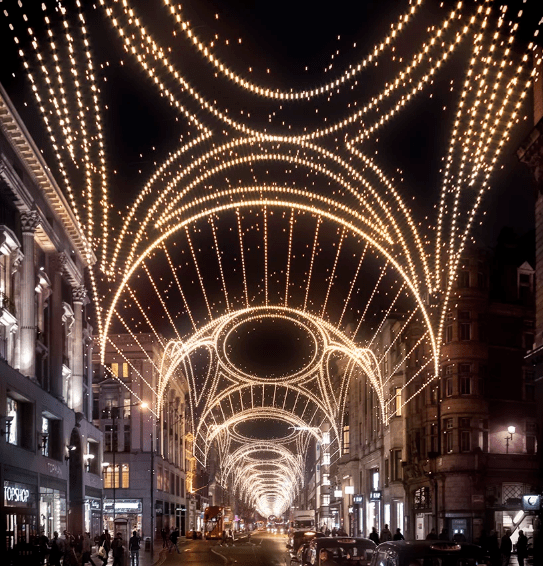 Studio Napp cria uma catedral de luz em Londres