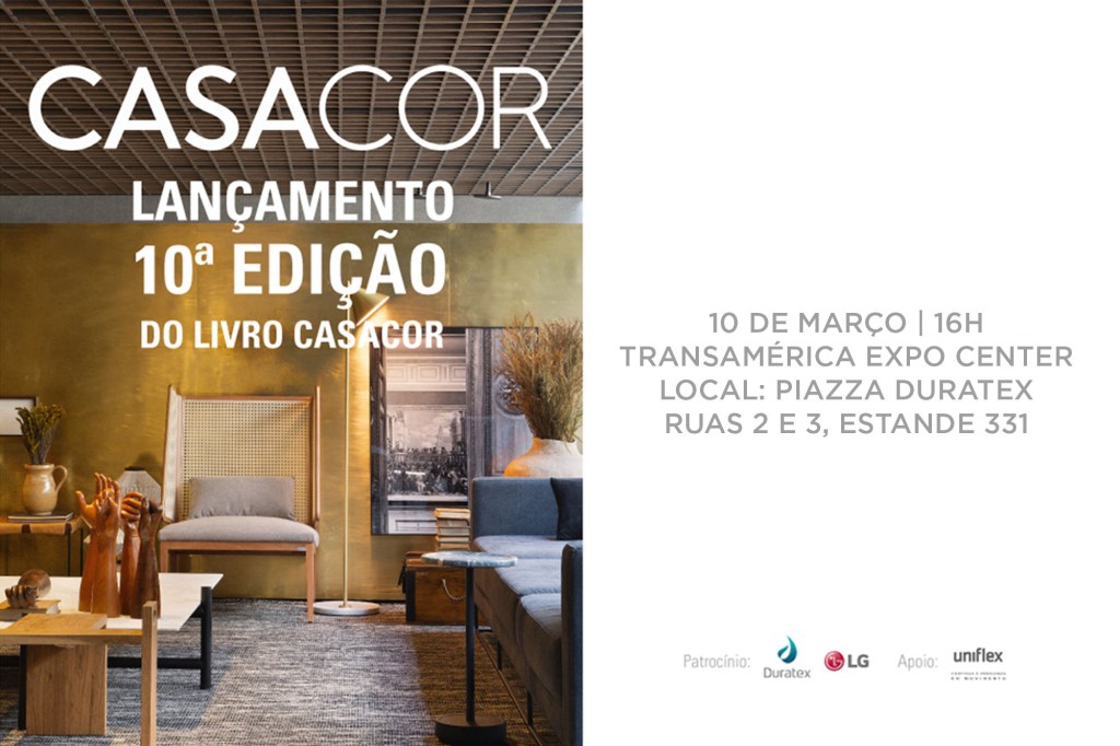 Lançamento do Book CASACOR irá acontecer na Expo Revestir, participe!